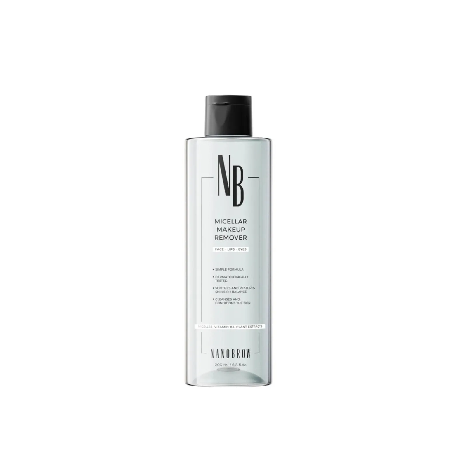 Nanobrow Micellar Makeup Remover 200ml (6.8floz)