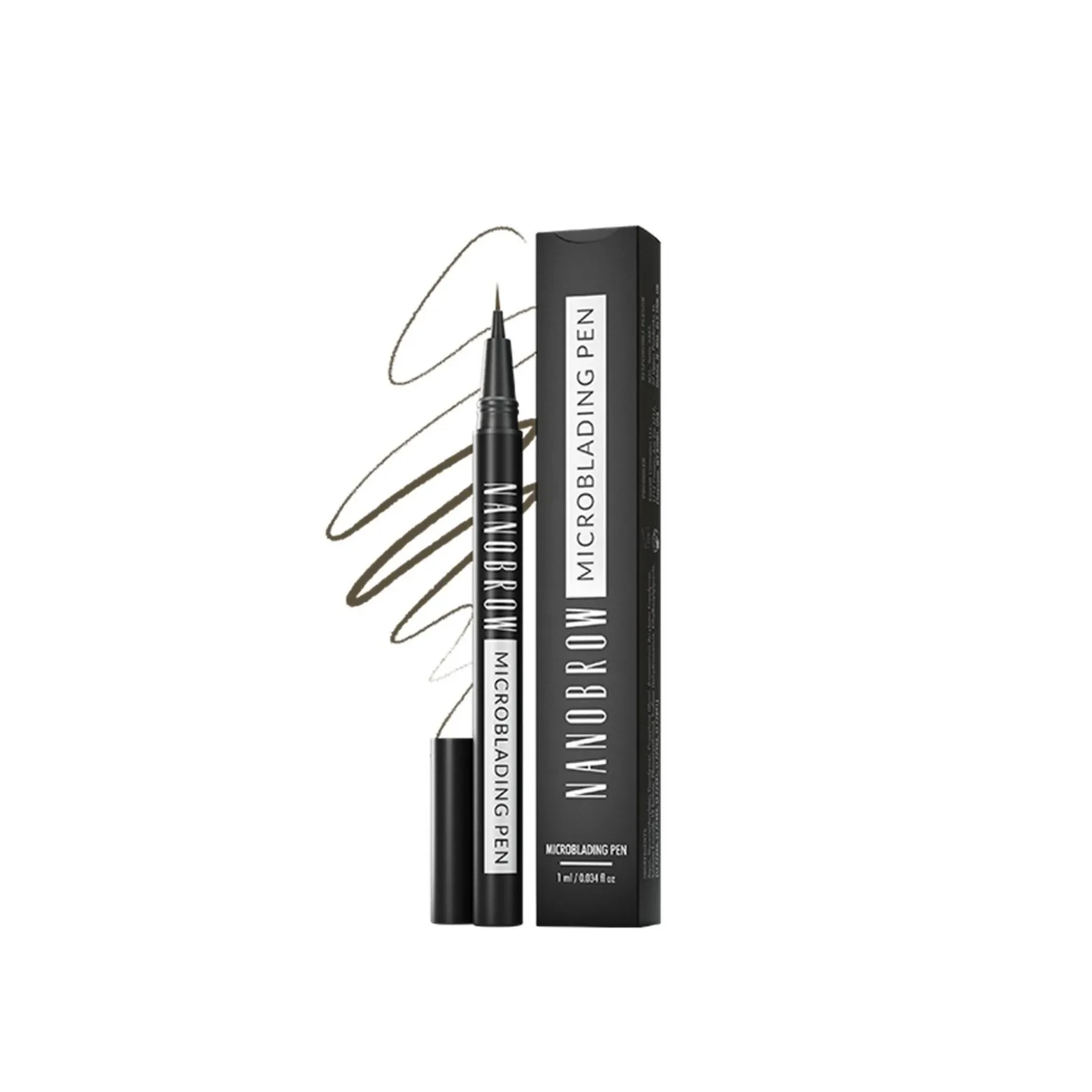 Nanobrow Microblading Pen Dark Brown 1ml (0.034floz)