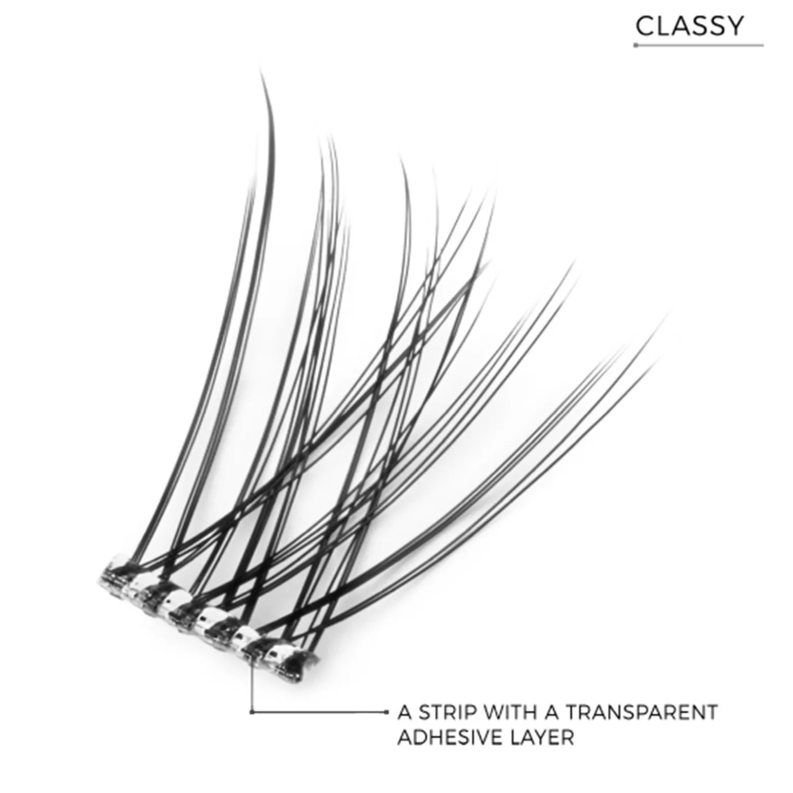 Nanolash DIY Eyelash Extensions Stick & Go Pre-Glued Lashes Classy