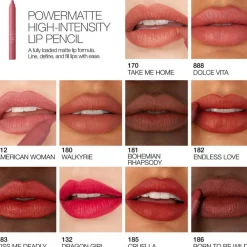 NARS Cosmetics Powermatte High-Intensity Lip Pencil 112 American Woman 2.4g (0.08oz)