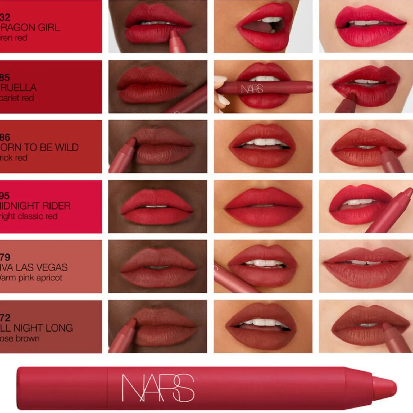 NARS Cosmetics Powermatte High-Intensity Lip Pencil 112 American Woman 2.4g (0.08oz)