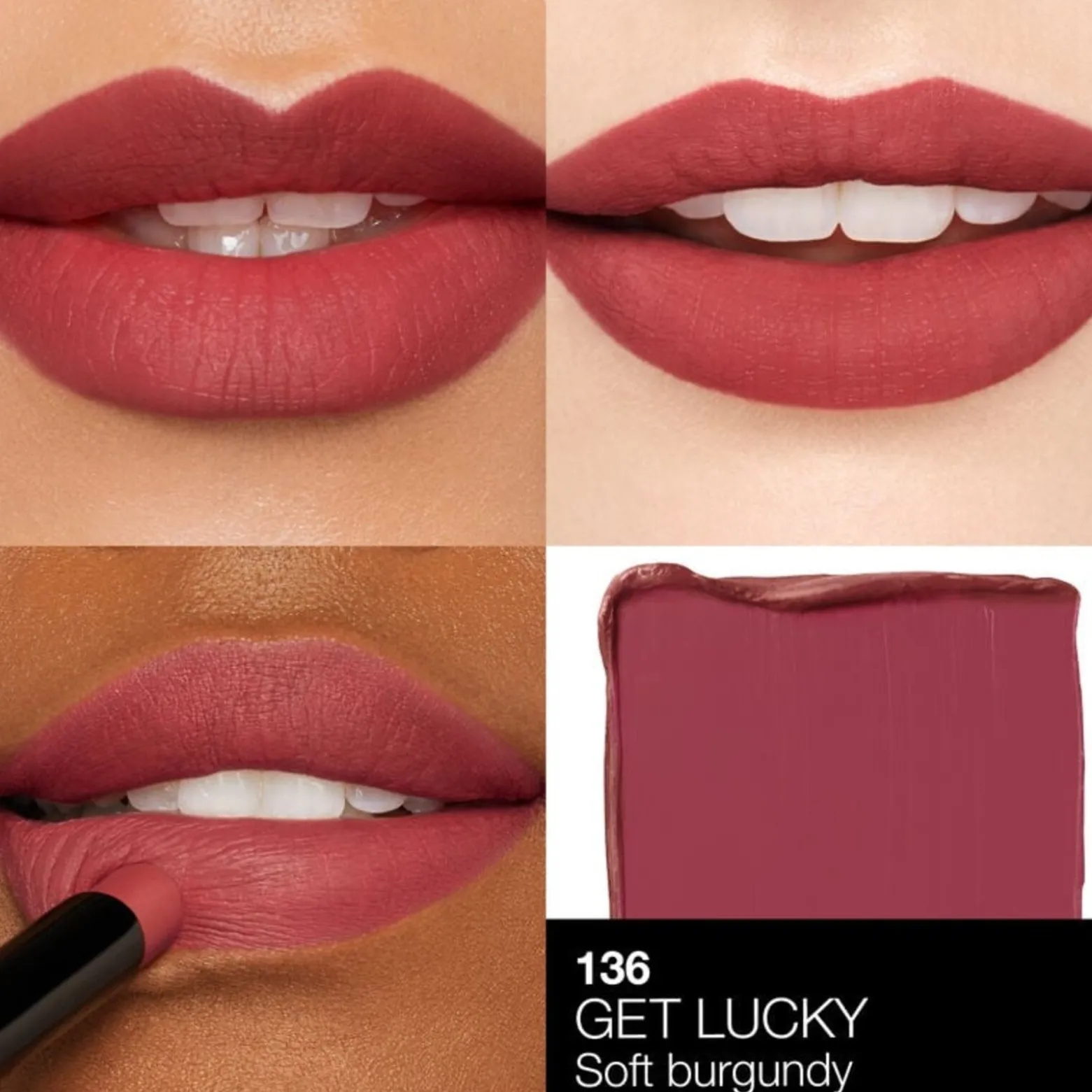 NARS Cosmetics Powermatte Lipstick 136 Get Lucky 1.5g (0.05oz)