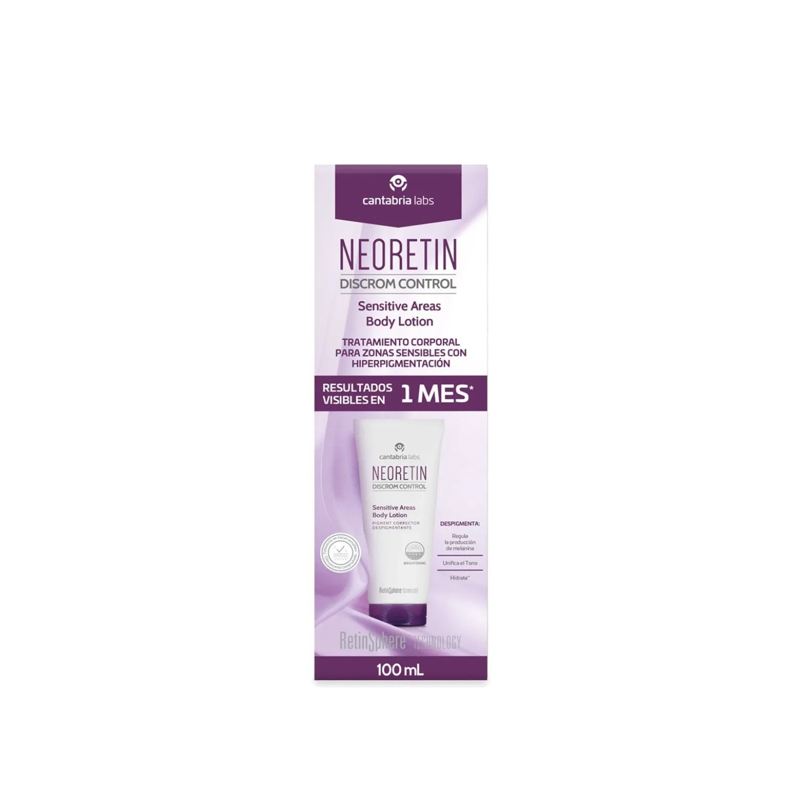 Neoretin Discrom Control Sensitive Areas Body Lotion Dark Spots 100ml (3.38floz)