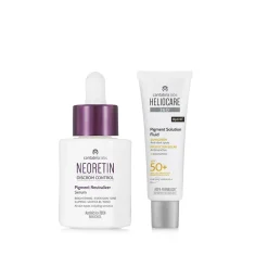 Neoretin Discrom Control Pigment Neutralizer Serum 30ml + Heliocare 360 Pigment Solution Fluid SPF50+ Dark Spots 50ml