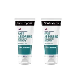 Neutrogena Feet Cream Fast Absorbing 100ml x2 (2x3.38fl oz)