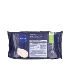 Nivea Creme Care3-in-1 Facial Cleansing Wipes x25