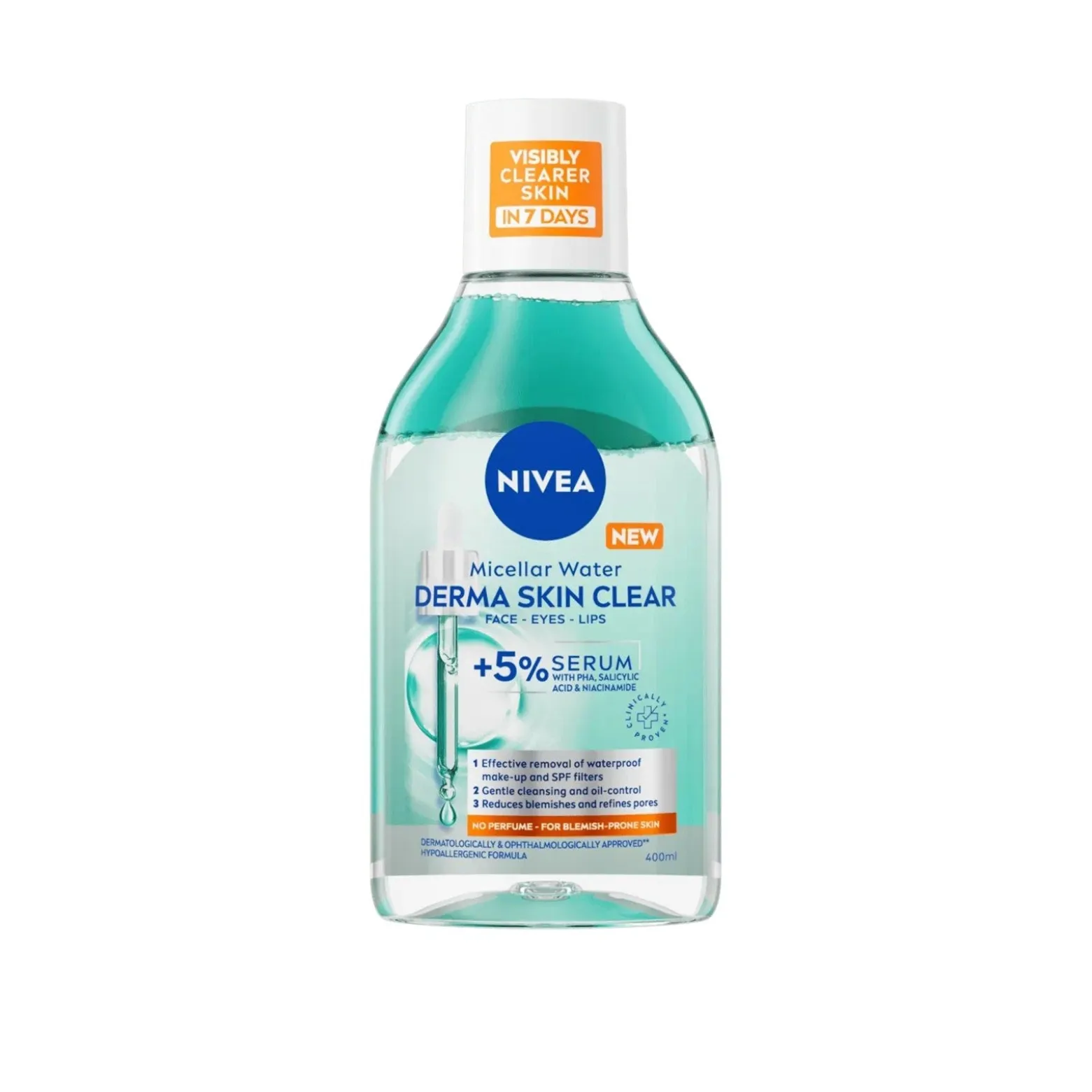Nivea Derma Skin Clear Micellar Water 400ml (13.52floz)
