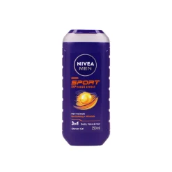 Nivea Men Sport 3-In-1 Shower Gel 250ml (8.45fl oz)