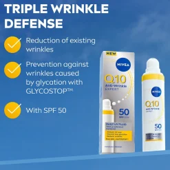 Nivea Q10 Anti-Wrinkles Expert Daily UV Fluid SPF50 40ml (1.35floz)