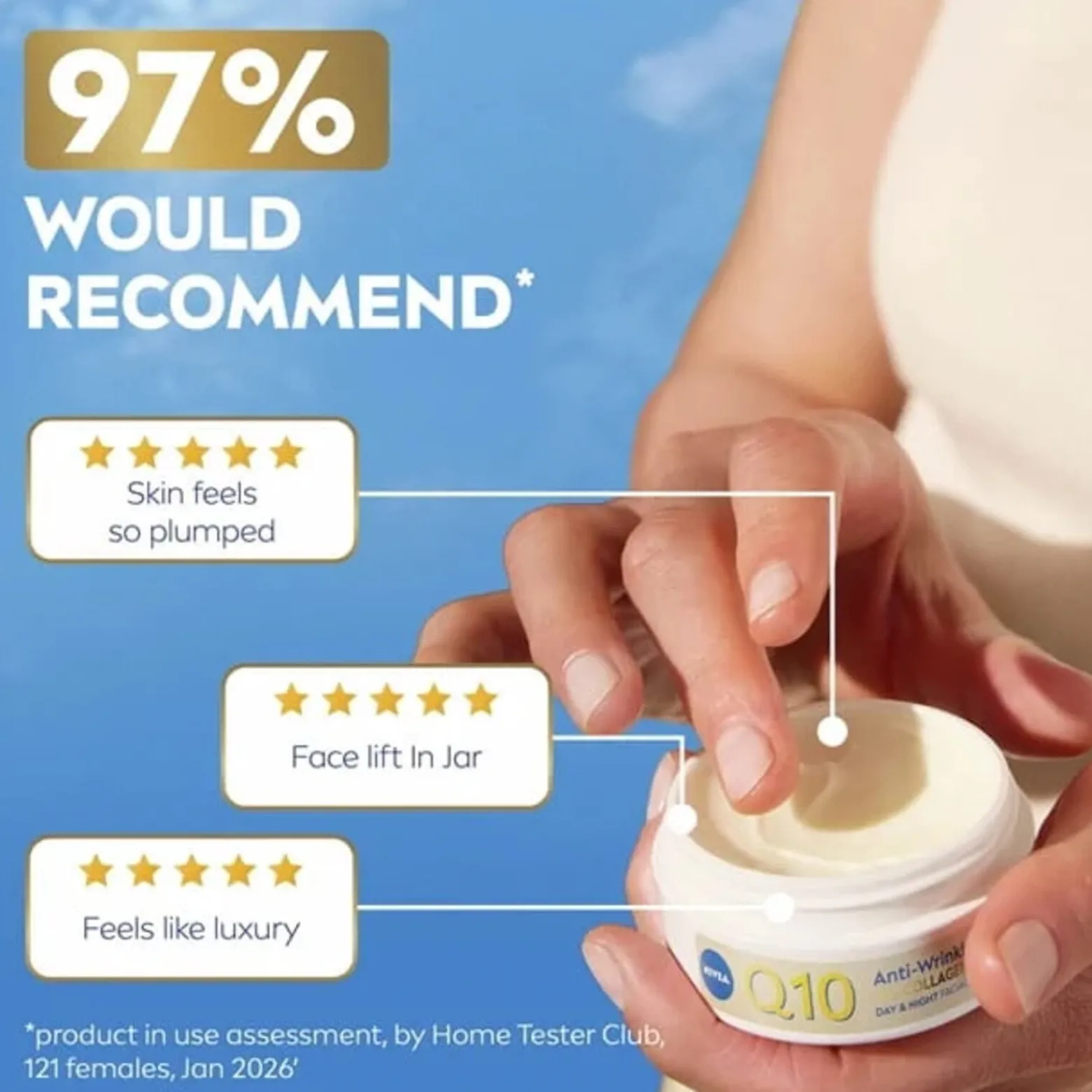 Nivea Q10 Collagen Expert Anti-Wrinkle Day & Night Facial Butter 50ml (1.69floz)