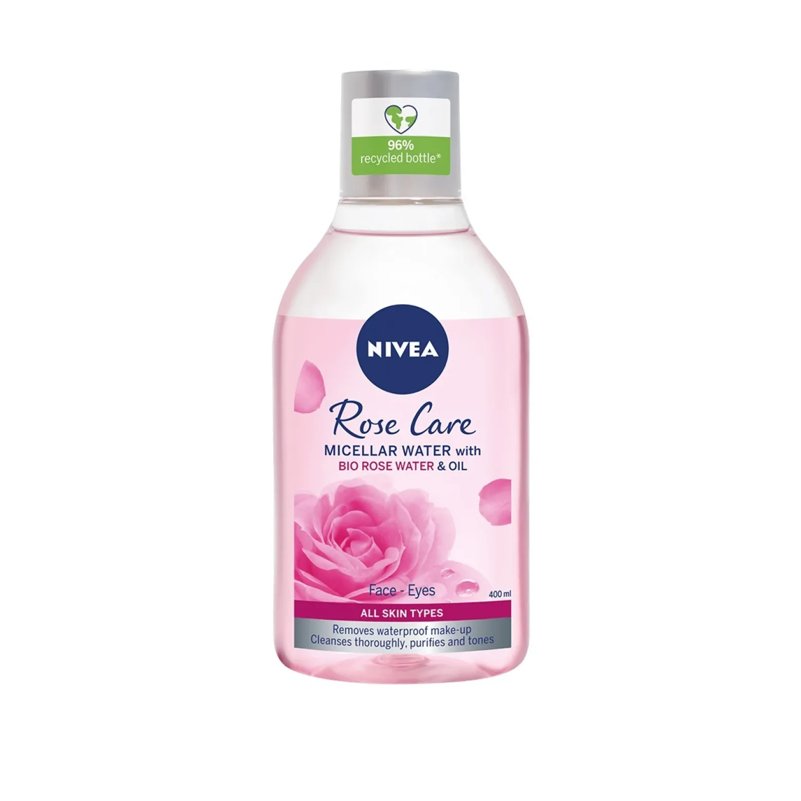Nivea Rose Care Micellar Water with Bio Rose Water & Oil 400ml (13.53fl oz)