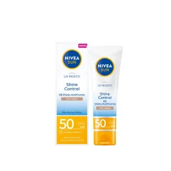 Nivea Sun UV Face Shine Control Tinted Cream Medium Shade SPF50 50ml (1.7 fl oz)