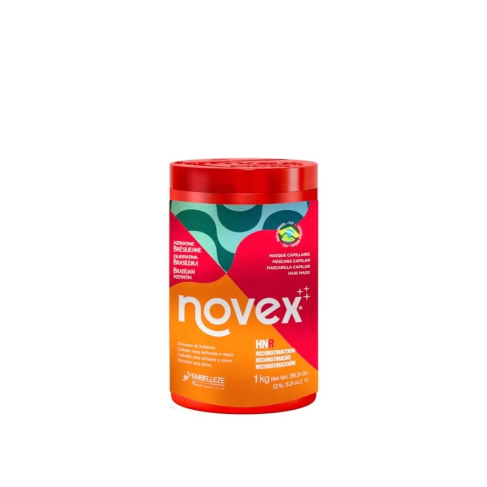 Novex Brazilian Keratin Hair Mask 1kg (35.3oz)