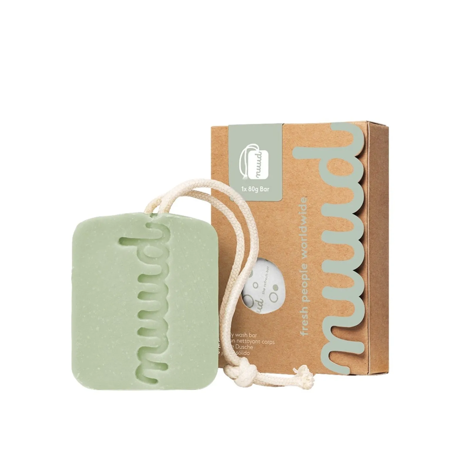 nuud Refresh Bar Solid Soap 80g (2.8oz)
