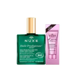 NUXE BIO Huile Prodigieuse Neroli Multi-Purpose Dry Oil 100ml + Hair Prodigieux High Shine Shampoo 30ml