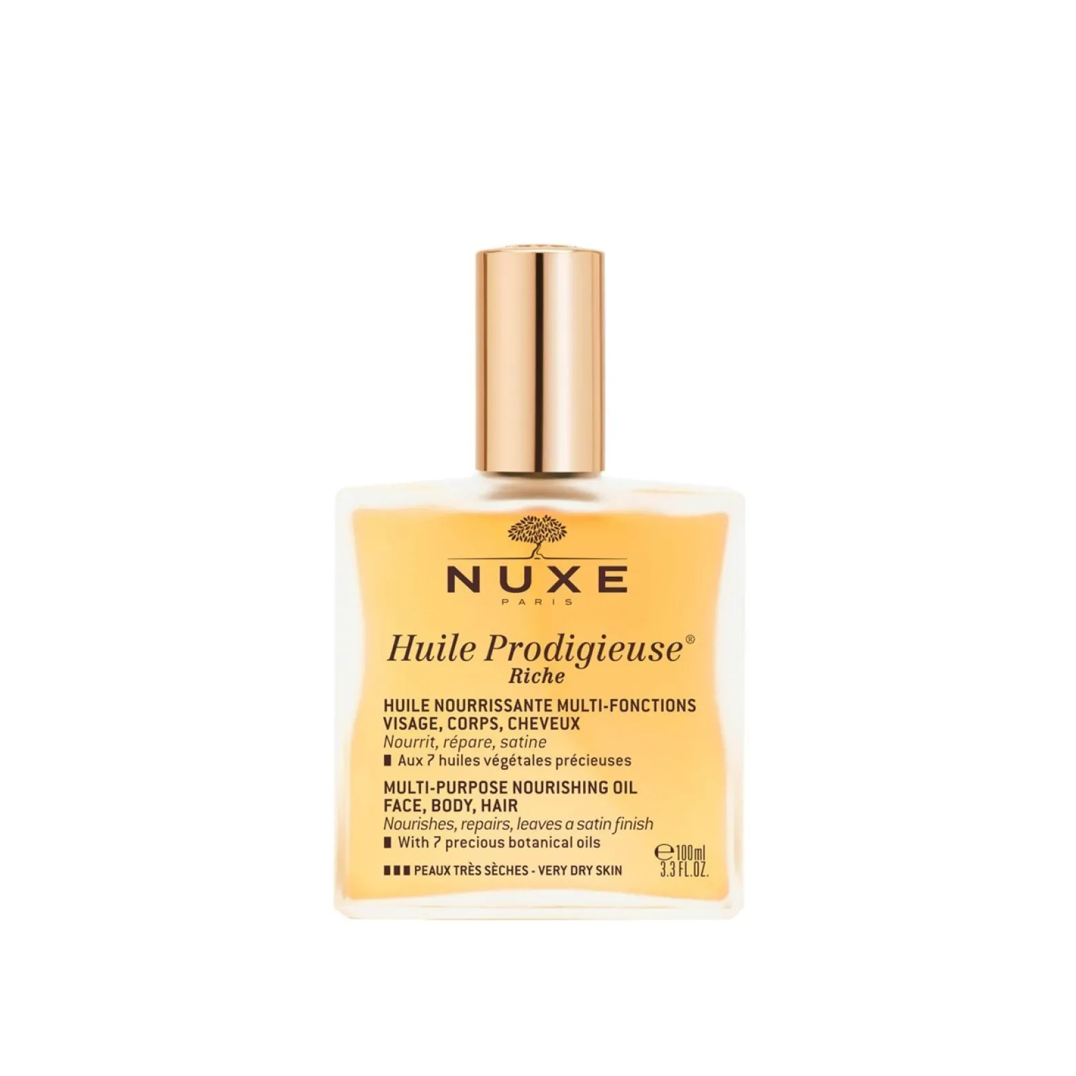 NUXE Huile Prodigieuse Rich Nourishing Oil with Spray 100ml (3.38fl oz)