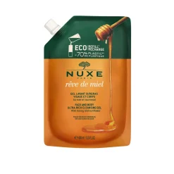 NUXE Rêve de Miel Face and Body Ultra-Rich Cleansing Gel Eco-Refill 400ml (13.5floz)