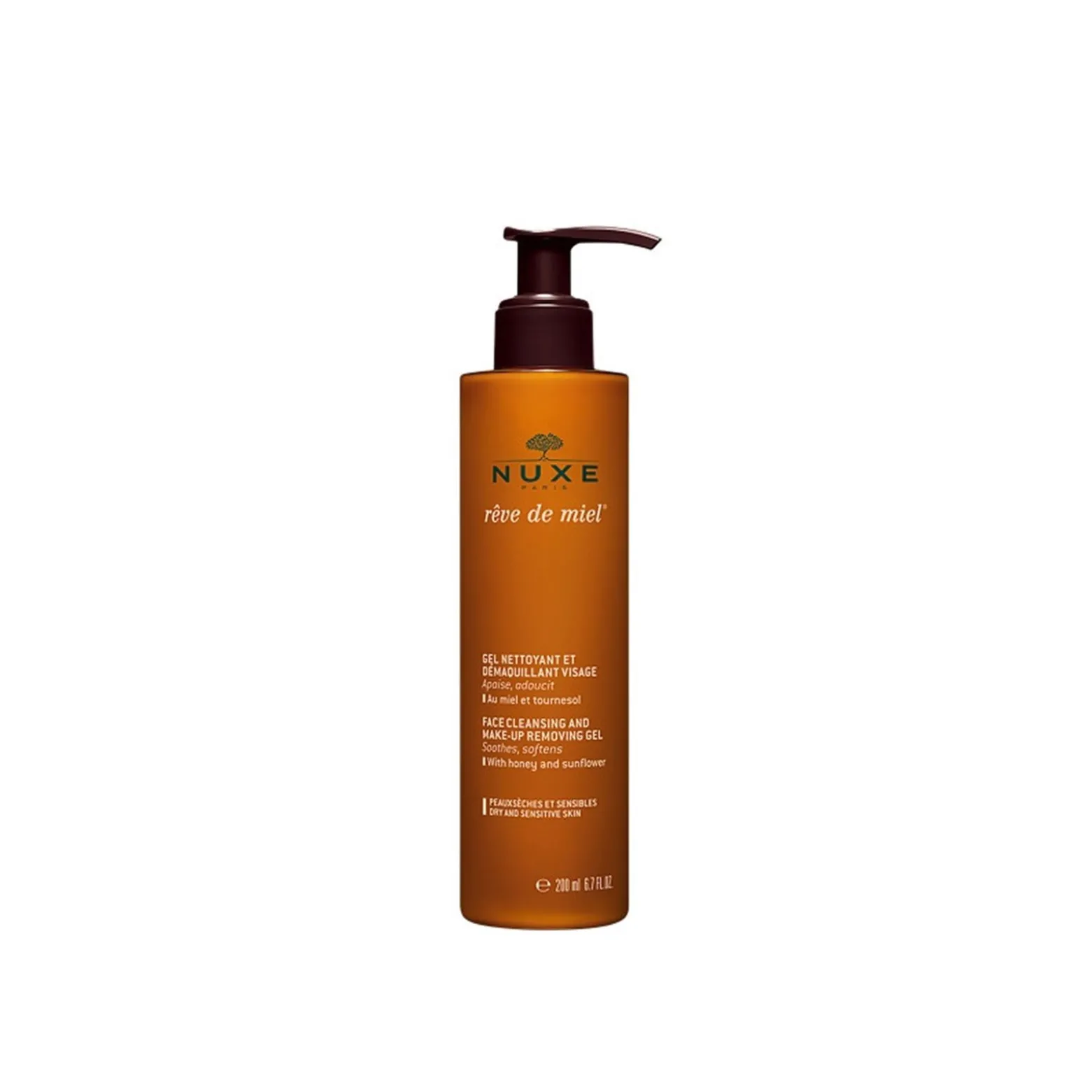 NUXE Rêve de Miel Face Cleansing and Makeup Removing Gel 200ml (6.76fl oz)