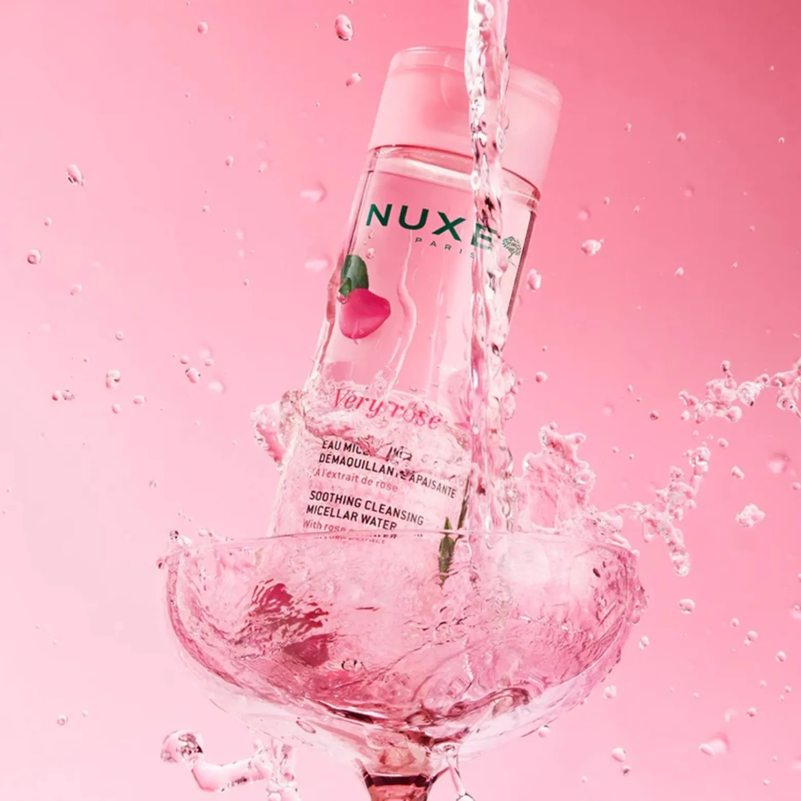 NUXE Very Rose Soothing Cleansing Micellar Water 750ml (25.3floz)