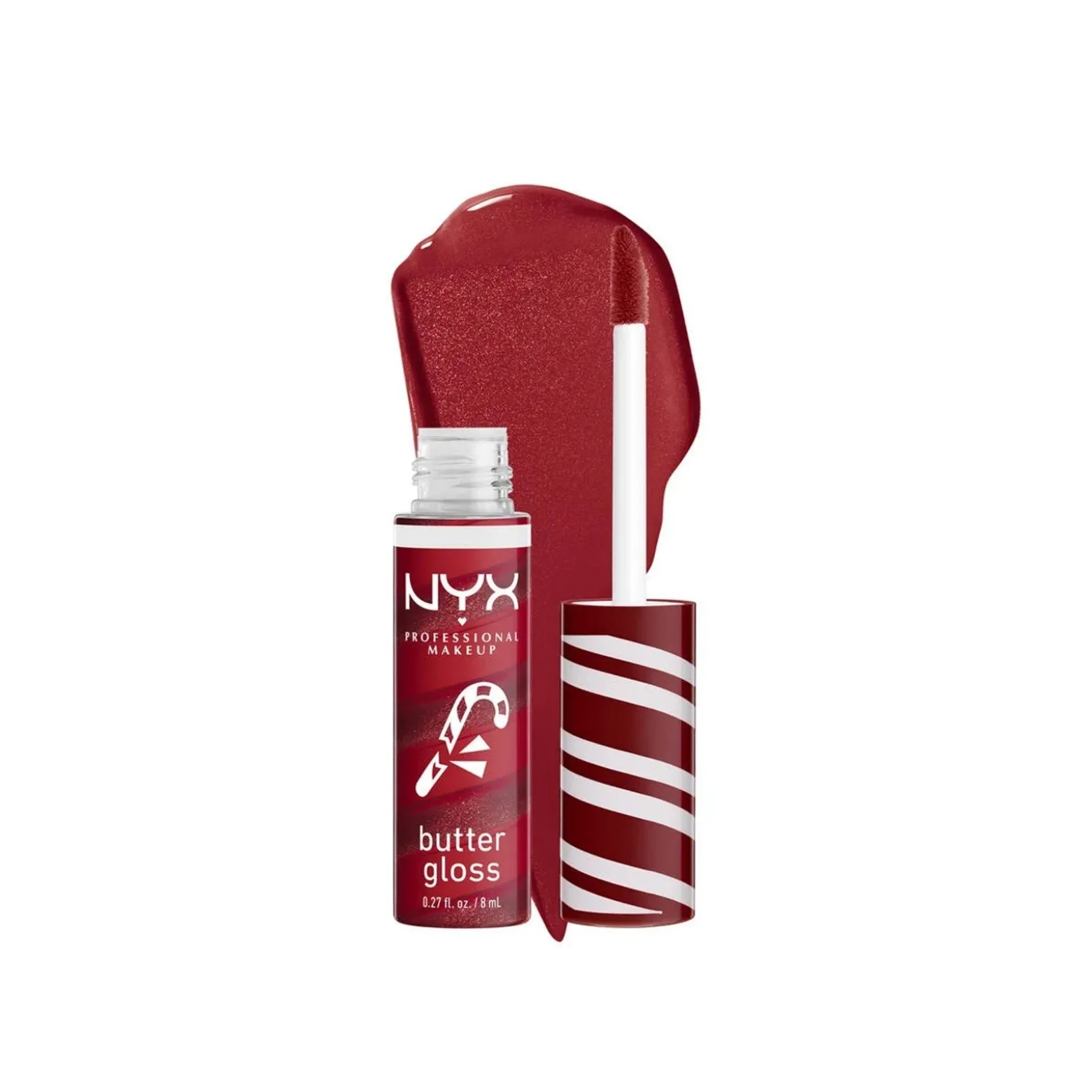 NYX Pro Makeup Butter Gloss Swirl 01 Peppermint 8ml (0.27floz)