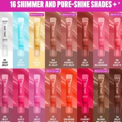 NYX Pro Makeup Jelly Job Full-Bodied Shine Gloss Jellybean 7.5ml (0.25floz)