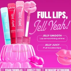 NYX Pro Makeup Jelly Job Full-Bodied Shine Gloss Jelly Blushin' 7.5ml (0.25floz)