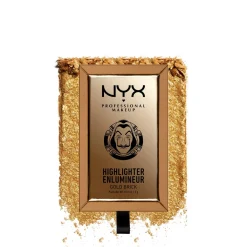 NYX Pro Makeup La Casa de Papel Highlighter Gold Brick 5g (0.18oz)