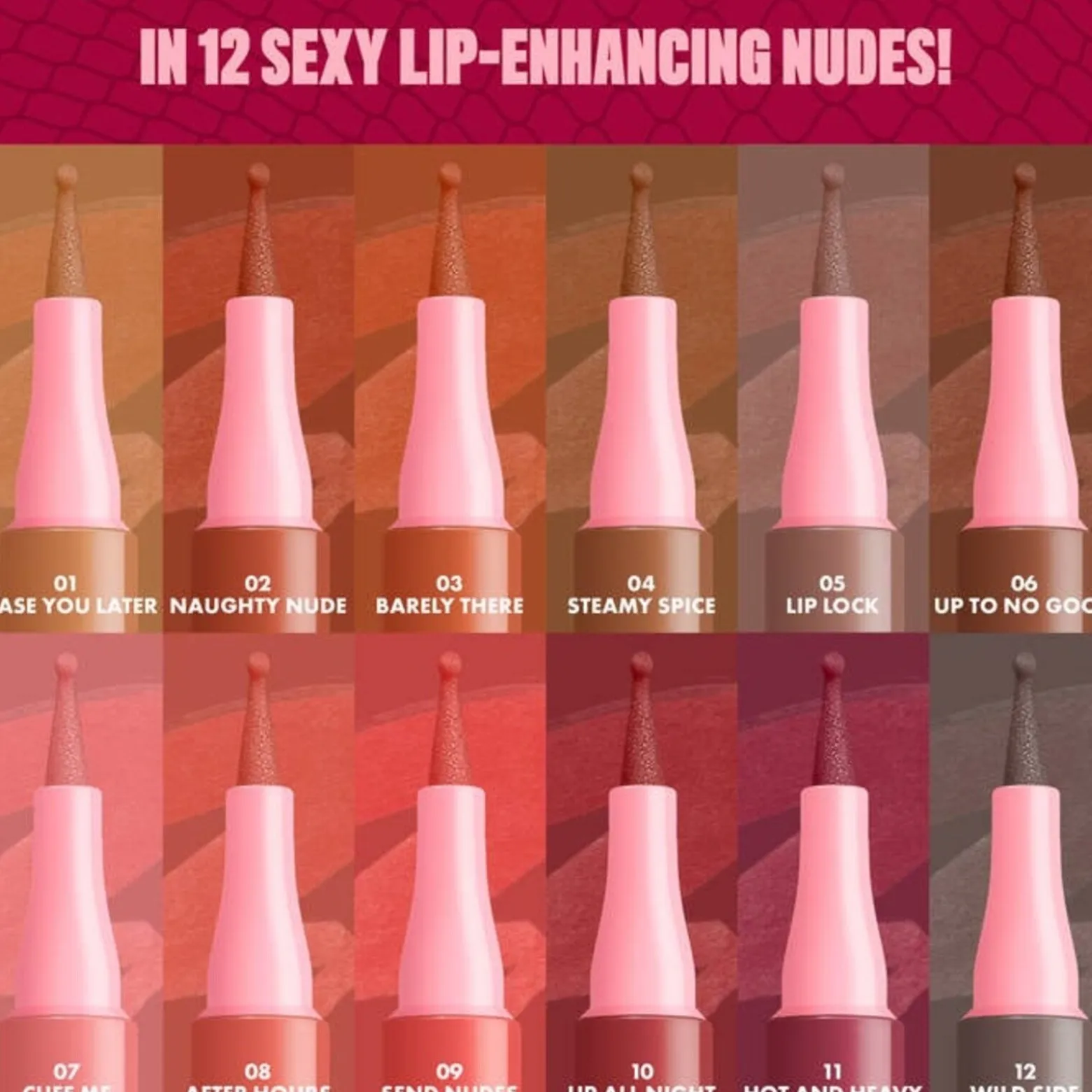 NYX Pro Makeup Lip Lingerie Lip Liner Stain 10 Up All Night 1ml (0.03floz)