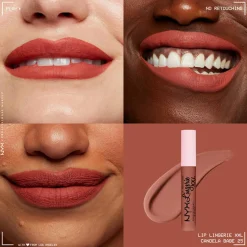NYX Pro Makeup Lip Lingerie XXL Matte Liquid Lipstick 25 Candela Babe 4ml (0.13floz)
