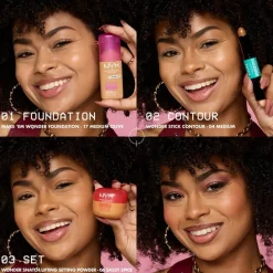 NYX Pro Makeup Make'em Wonder Soft Matte Buildable Foundation 06 Light 30ml (1.01floz)
