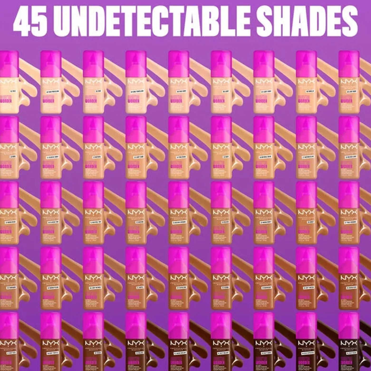 NYX Pro Makeup Make'em Wonder Soft Matte Buildable Foundation 14 True Beige 30ml (1.01floz)