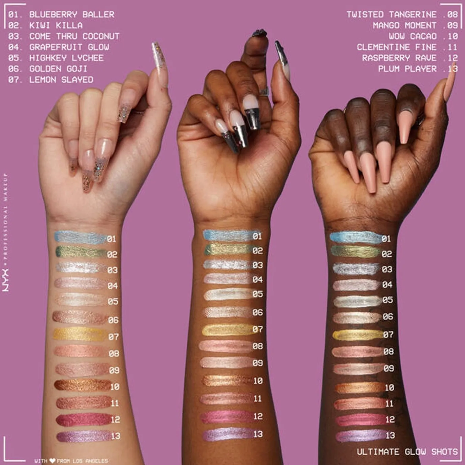 NYX Pro Makeup Ultimate Glow Shots Liquid Eyeshadow 09 Mango Moment 7.5ml (0.25floz)