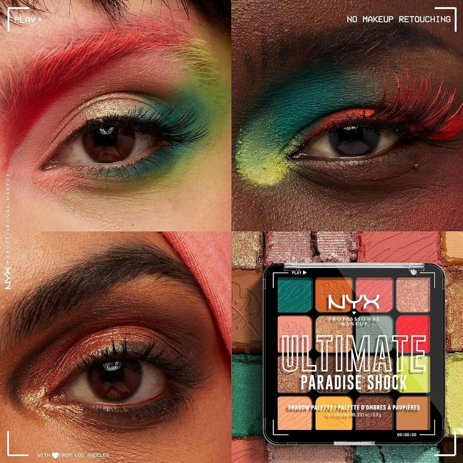 NYX Pro Makeup Ultimate Shadow Palette Paradise Show