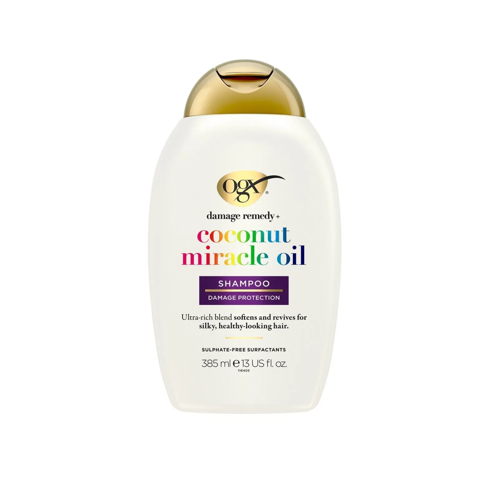 OGX Damage Remedy + Coconut Miracle Oil Extra Strength Shampoo 385ml (13 fl oz)