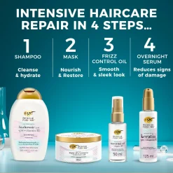 OGX Rescue Fusions Intense Hydration Argan Oil of Morocco + Hyaluronic Acid Hair Mask 285ml (9.6floz)
