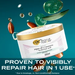 OGX Rescue Fusions Intense Hydration Argan Oil of Morocco + Hyaluronic Acid Hair Mask 285ml (9.6floz)
