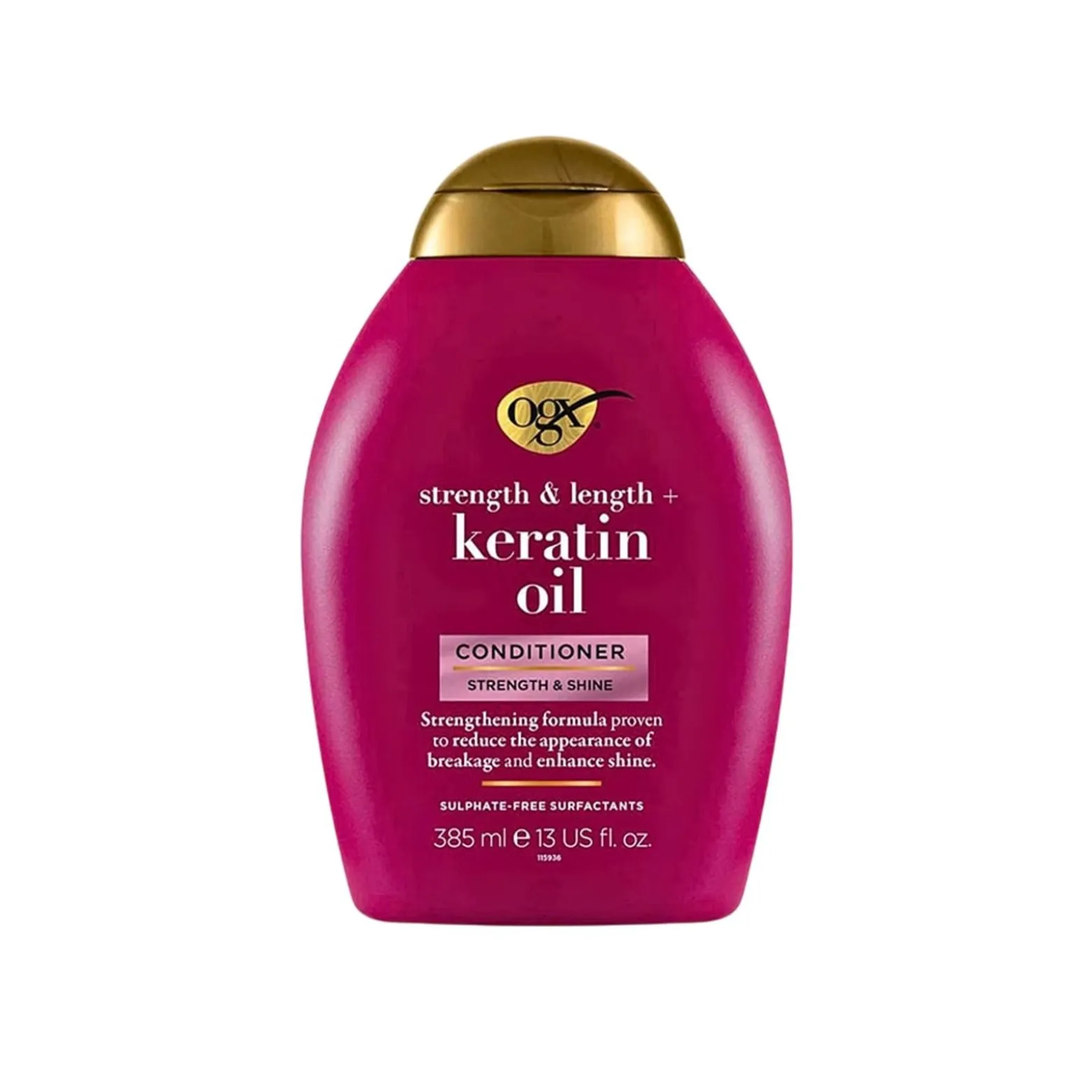 OGX Strength & Length + Keratin Oil Conditioner 385ml (13 fl oz)