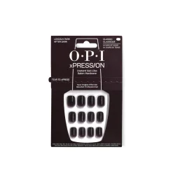 OPI xPress/On Iconic Shades Instant Gel-Like Press-On Nails Extra-Short Classic Lincoln Park After Dark x30