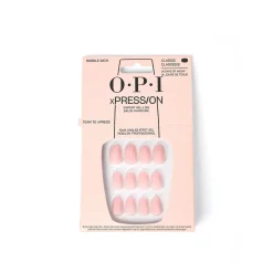 OPI xPress/On Iconic Shades Instant Gel-Like Press-On Nails Short Bubble Bath x30