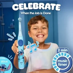 Oral-B iO™ Kids 6+ Electric Toothbrush Stitch + Travel Case