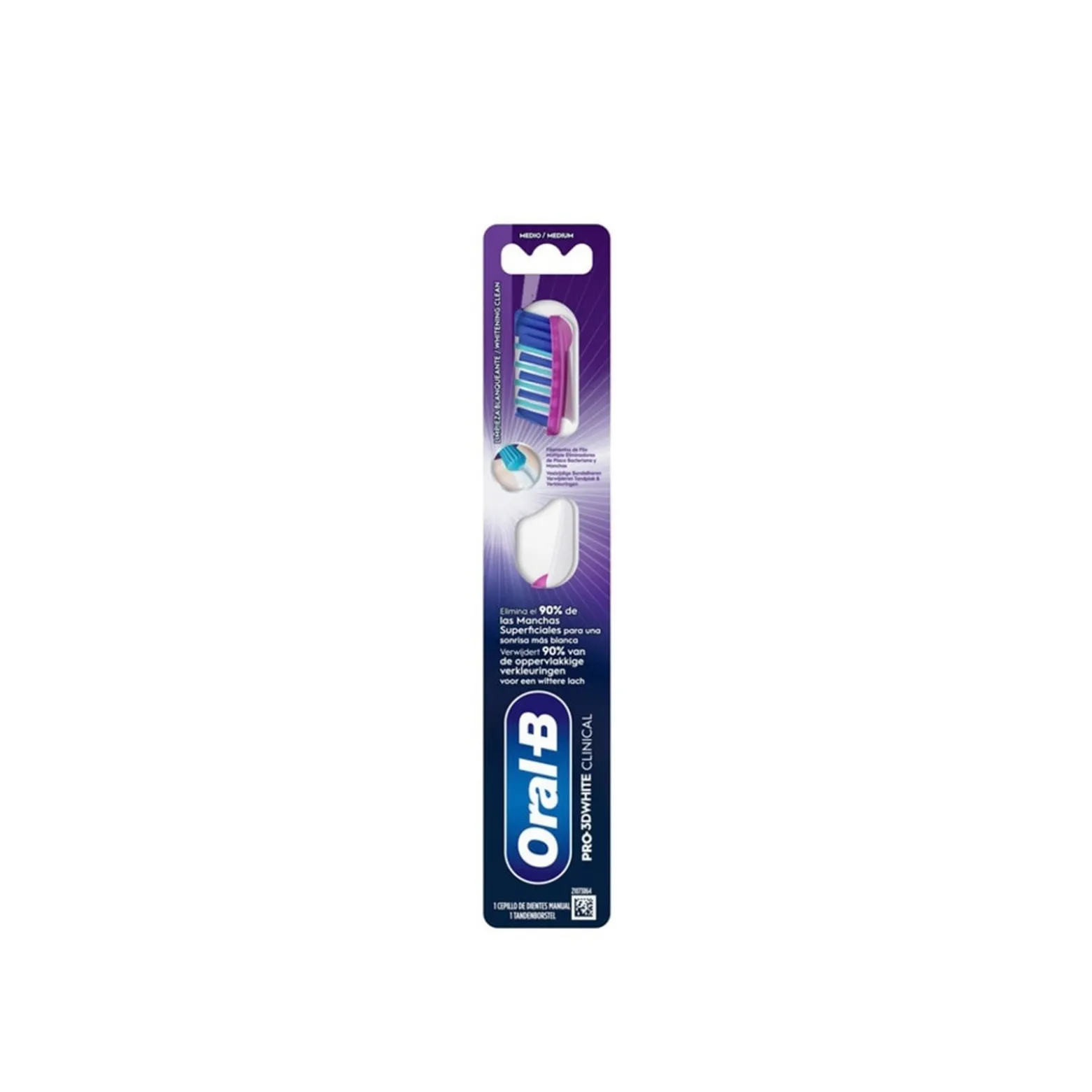 Oral-B Pro-3D White Clinical Toothbrush Medium