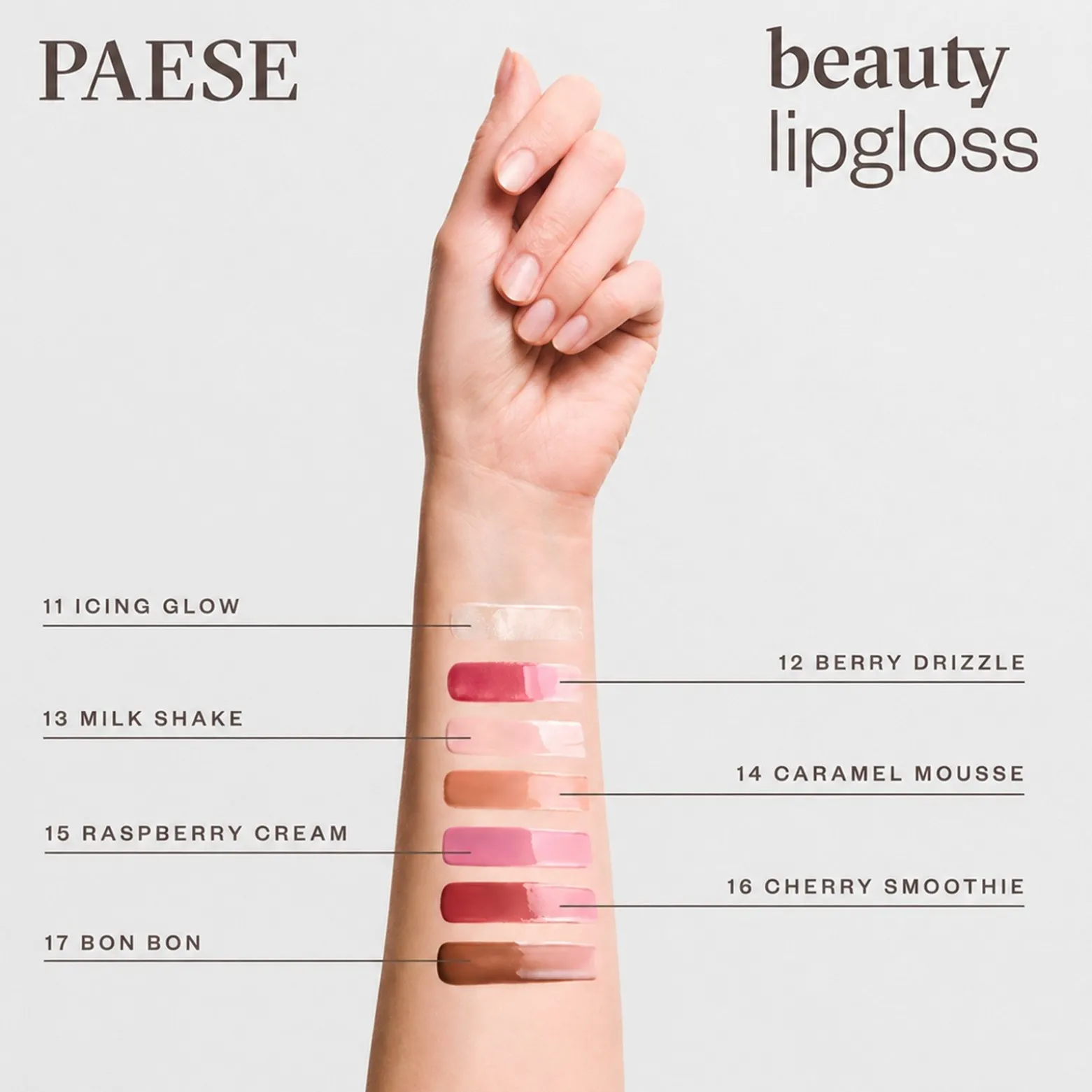Paese Beauty Lip Gloss 11 Icing Glow 4.5ml (0.15floz)