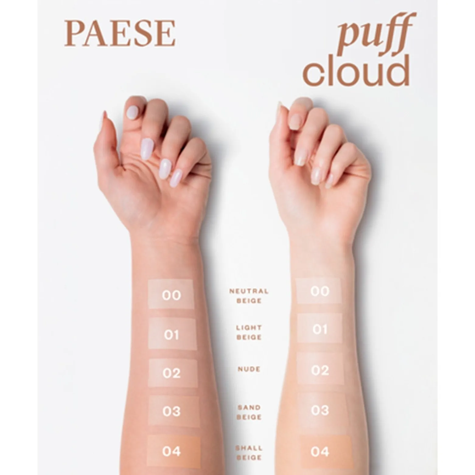 Paese Puff Cloud Foundation with Blur Effect SPF20 00N Neutral Beige 37ml (1.25floz)