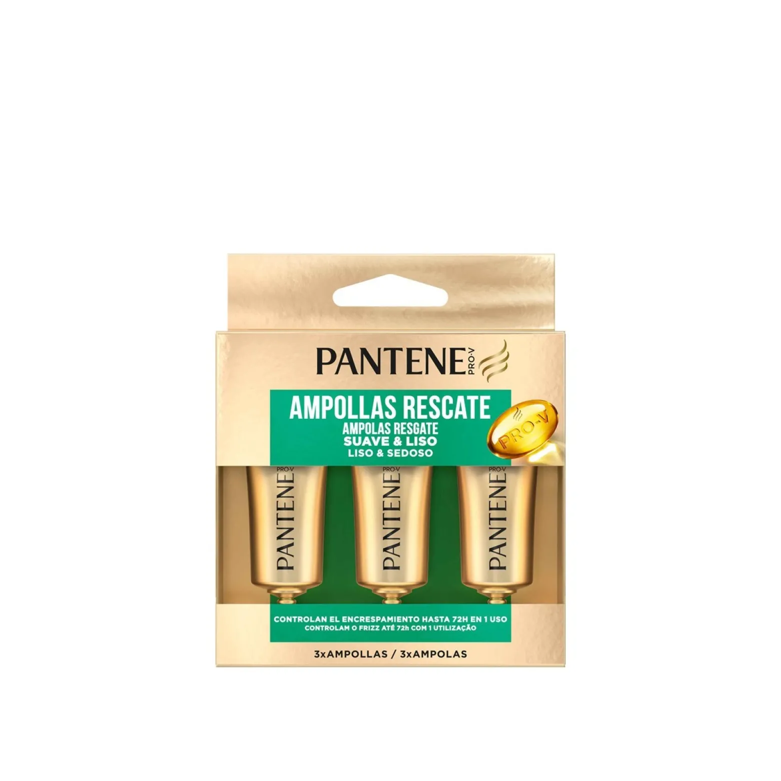 Pantene Pro-V Smooth & Sleek Rescue Ampoules 3x15ml (3x0.51fl oz)