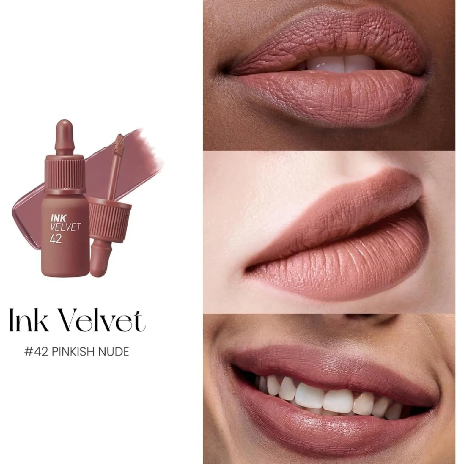 Peripera Ink Velvet 42 Pinkish Nude 4g (0.14oz)