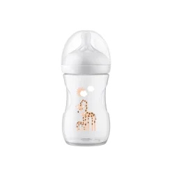 Philips Avent Natural Response Baby Plastic Bottle 1m+ Giraffe 260ml (9 oz)