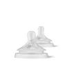 Philips Avent Natural Response Baby Bottle Silicone Nipple Flow 6 Thick Feed x2