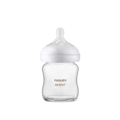 Philips Avent Natural Response Glass Baby Bottle 0-3m 120ml (4 oz)