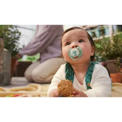Philips Avent Ultra Soft Nighttime Pacifier 6-18m Girl x2