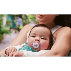 Philips Avent Ultra Soft Nighttime Pacifier 6-18m Girl x2